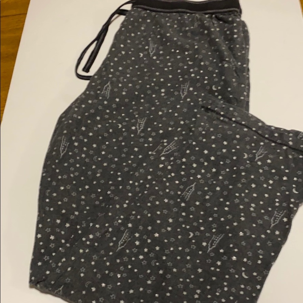 DKNY gray Stars and Moon pajama pants loungewear